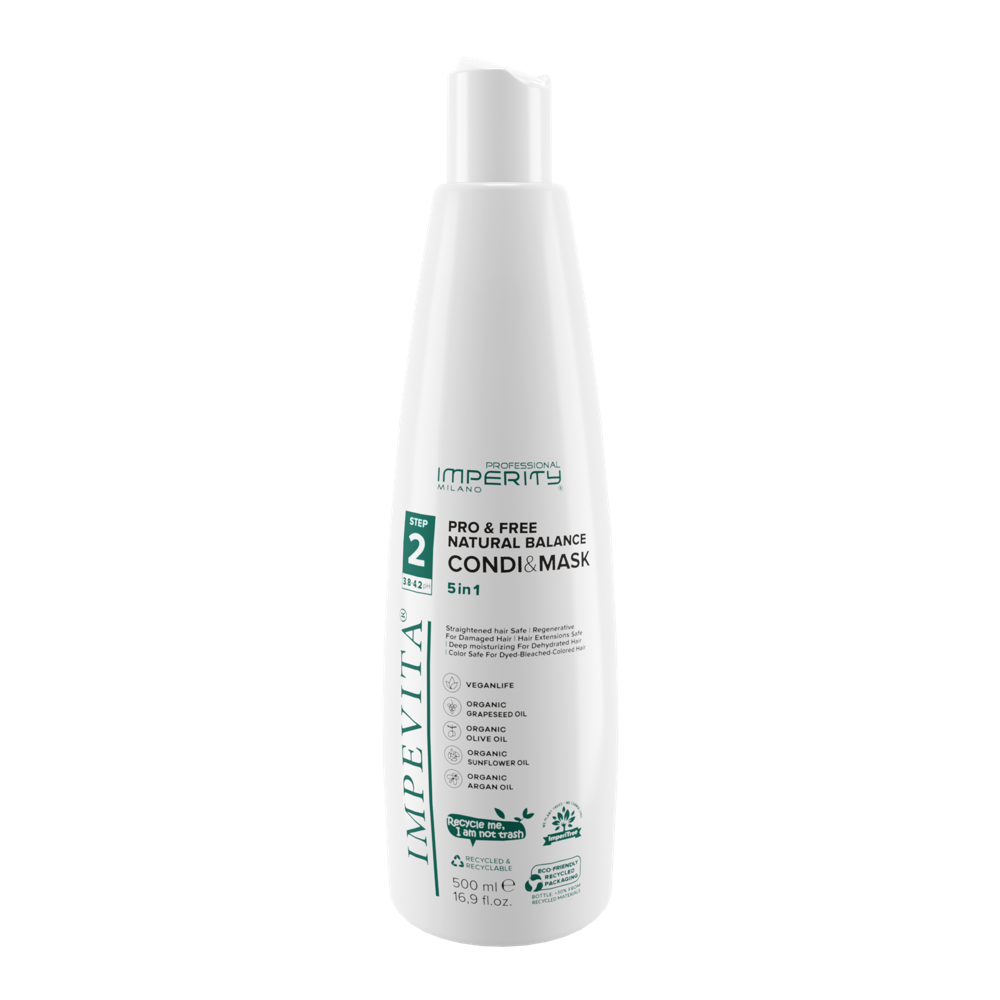 Impevita Pro & Free Natural Balance Condi & Mask 5 in 1 500 ml