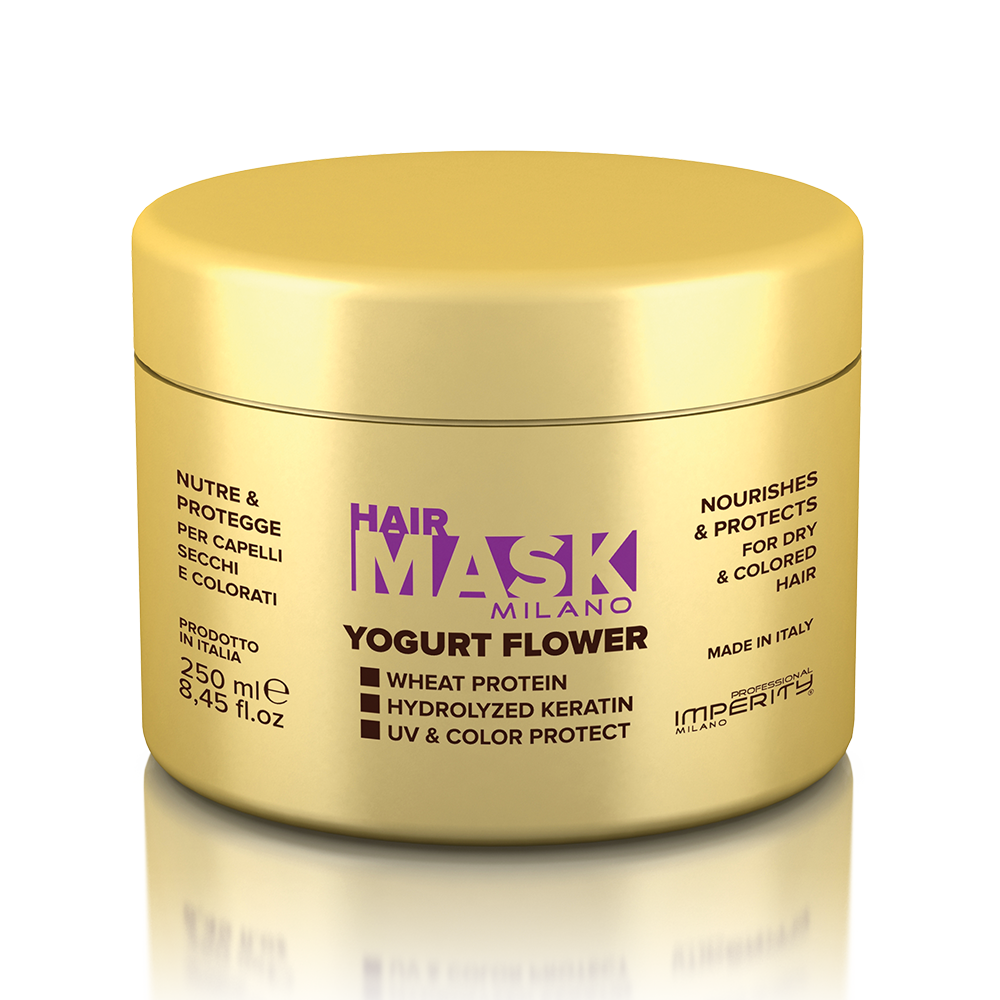 Milano Haarwrap mit Joghurt und Blumen Duft 250ml