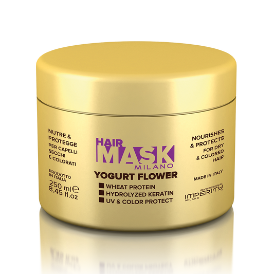 Milano Haarwrap mit Joghurt und Blumen Duft 250ml