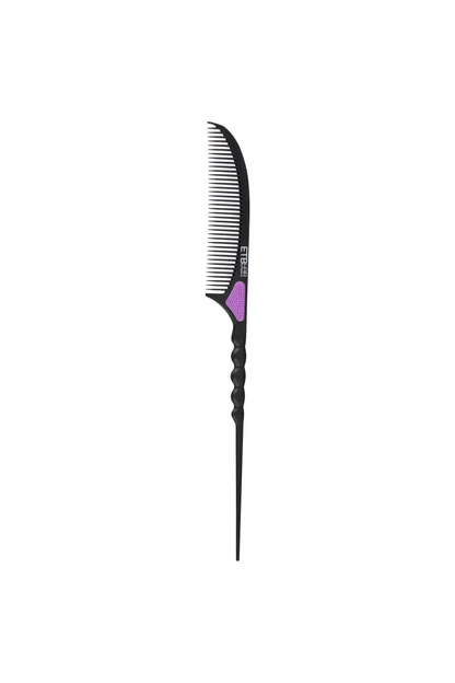 ETB Hair Professioneller Premium Carbon-Antistatik-Toupier- und Stielkamm