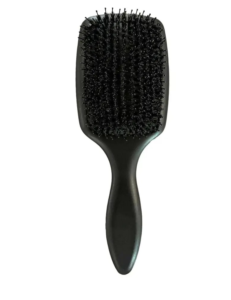 ETB Hair Professionelle Paddle-Entwirrungsbürste mit Wildschwein- und antistatischen Nylonborsten