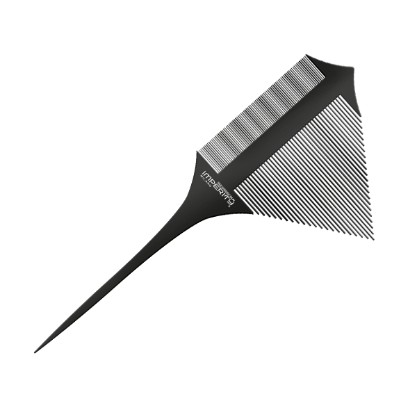 Triangular professional strand comb with Imperity logo 838
