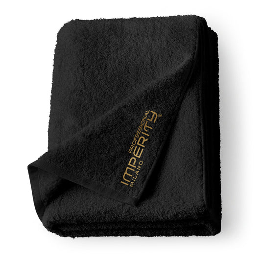 Friseurhandtuch mit Imperity Logo 50x100 cm Schwarz